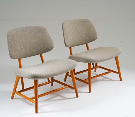 Teve Chairs by Alf Svensson for Ljungs Industrier, 1950s, Set of 2-FM-1392584