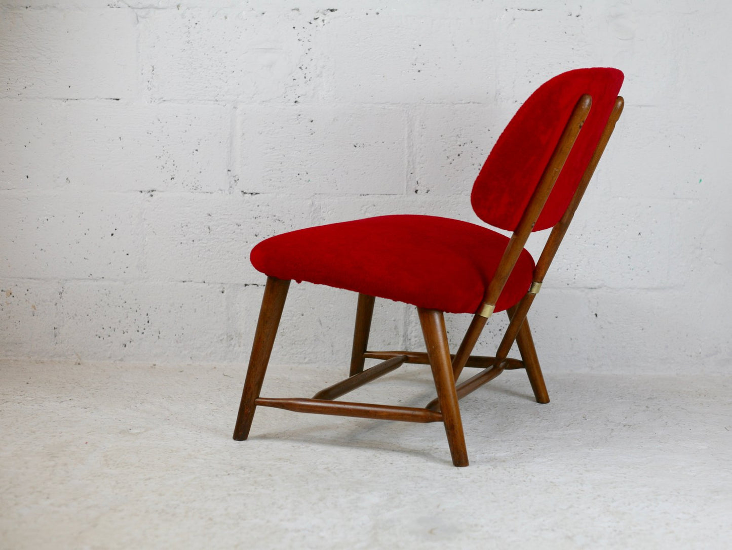 Teve Model Fireside Chair by Alf Svensson for Ljungs Industrier, Sweden, 1953