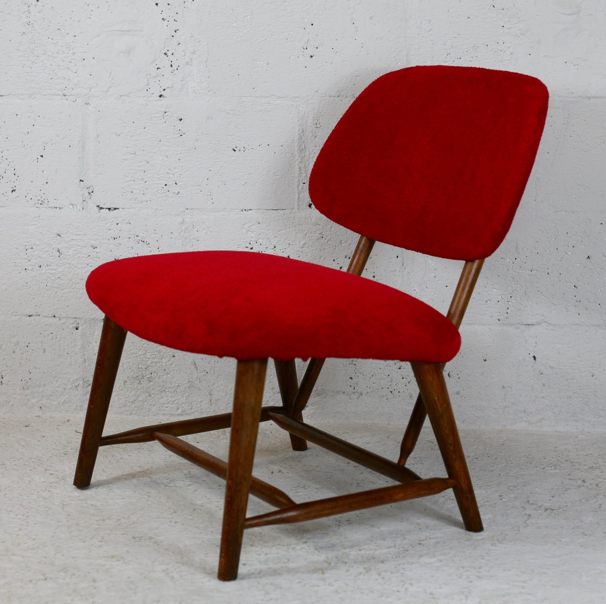 Teve Model Fireside Chair by Alf Svensson for Ljungs Industrier, Sweden, 1953