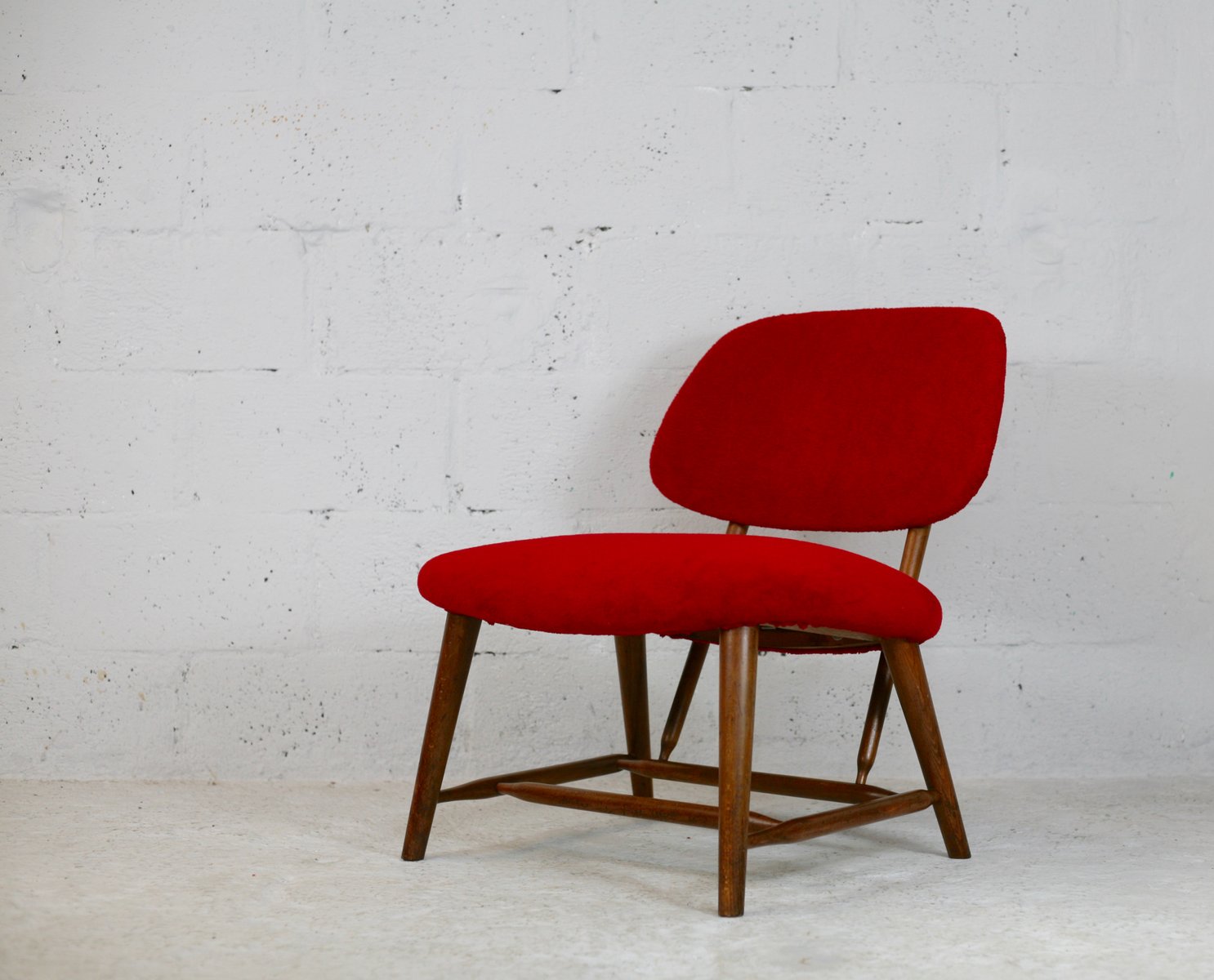 Teve Model Fireside Chair by Alf Svensson for Ljungs Industrier, Sweden, 1953