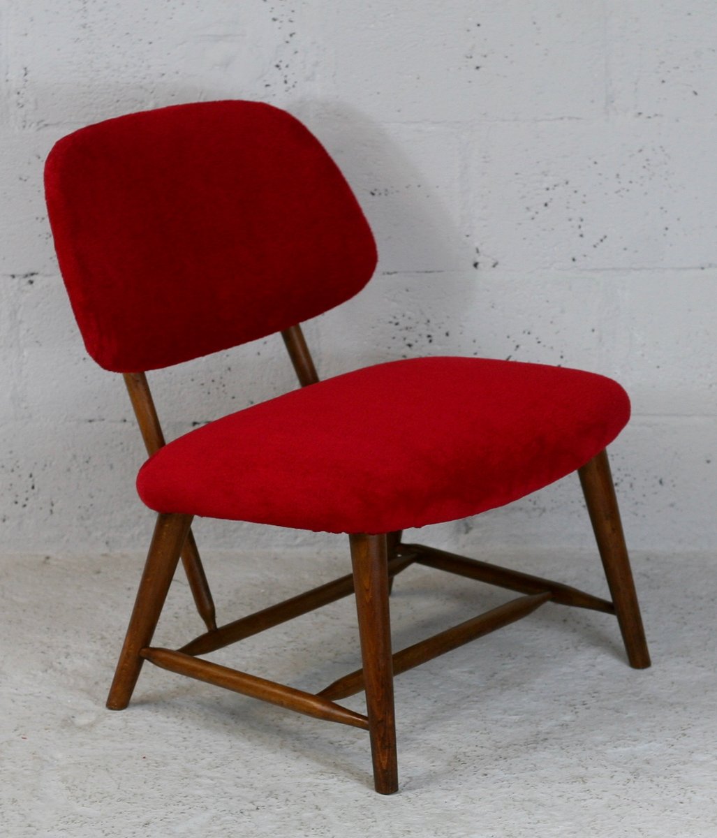 Teve Model Fireside Chair by Alf Svensson for Ljungs Industrier, Sweden, 1953