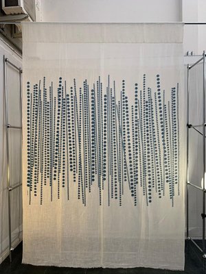 Textile Room Divider by Silvio Coppola for Tessitura di Mompiano, 1970s-IJR-715426