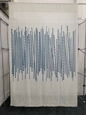 Textile Room Divider by Silvio Coppola for Tessitura di Mompiano, 1970s-IJR-715426