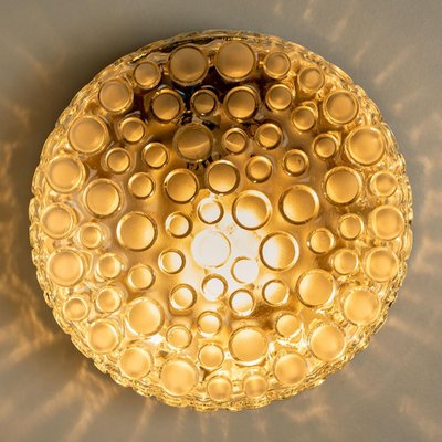 Textured Dots Glass Wall Light by Hillebrand, 1960s-VDW-1264776