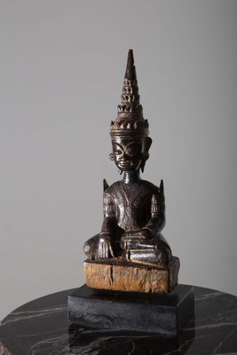 Thai Artist, Sculpture of Buddha, 19th Century, Walnut-RCE-1719944