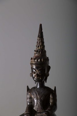 Thai Artist, Sculpture of Buddha, 19th Century, Walnut-RCE-1719944