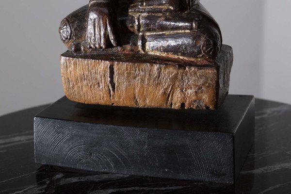 Thai Artist, Sculpture of Buddha, 19th Century, Walnut-RCE-1719944