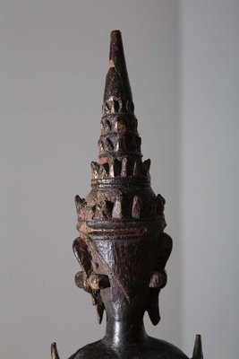 Thai Artist, Sculpture of Buddha, 19th Century, Walnut-RCE-1719944