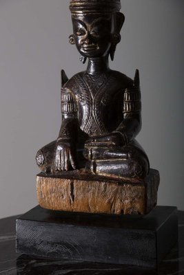 Thai Artist, Sculpture of Buddha, 19th Century, Walnut-RCE-1719944