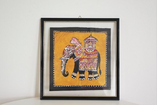 Thai Batik Painting by Kottagoda, 2000s-KNM-914774