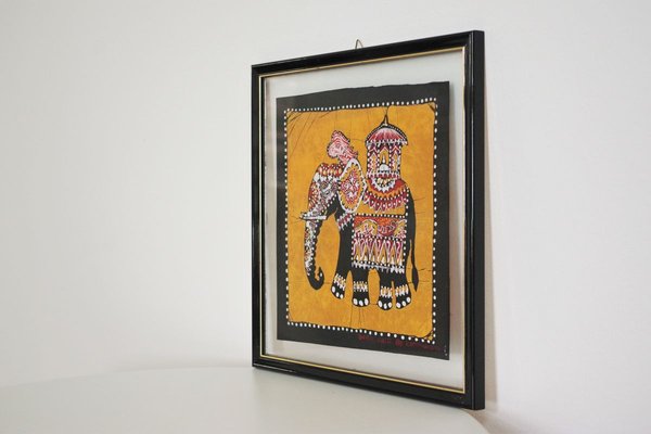 Thai Batik Painting by Kottagoda, 2000s-KNM-914774