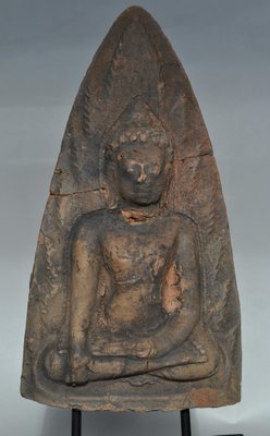 Thai Dväravatï Period Buddha Headstone, 9th-10th Century-KHH-1362877