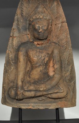 Thai Dväravatï Period Buddha Headstone, 9th-10th Century-KHH-1362877