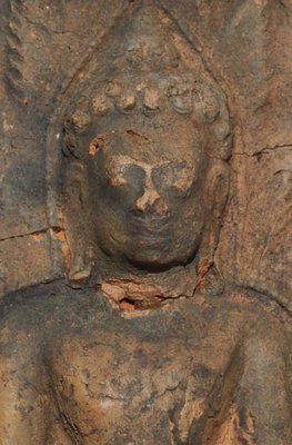 Thai Dväravatï Period Buddha Headstone, 9th-10th Century-KHH-1362877