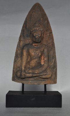 Thai Dväravatï Period Buddha Headstone, 9th-10th Century-KHH-1362877