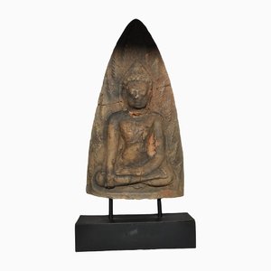 Thai Dväravatï Period Buddha Headstone, 9th-10th Century-KHH-1362877