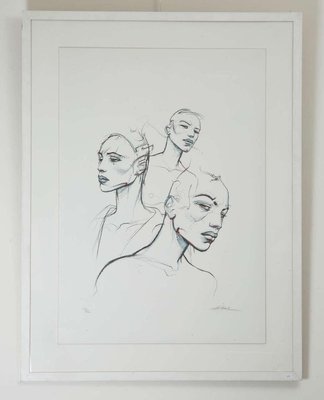 The 3 Sisters No. 11 Screenprint by Enki Bilal-YXM-896863