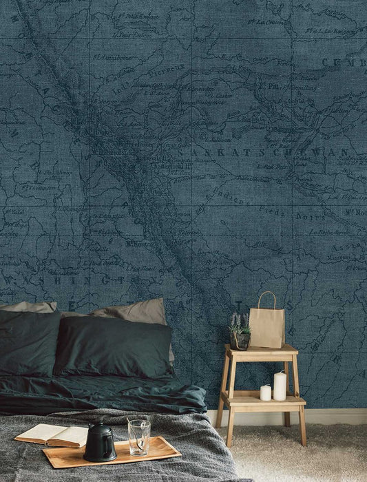 The Blue Rockies Wall Covering from Wall81, 2019