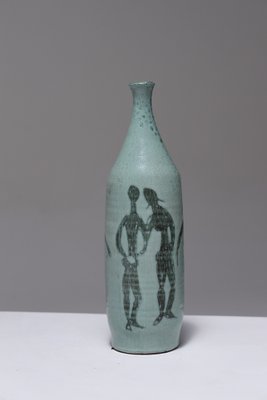 The Conversation Stoneware Bottle Vase, 1950s-QAC-2043174