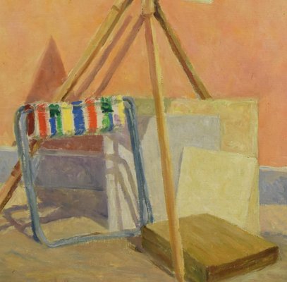 The Easel - Original Oil on Canvas by Paul Nicholls 1967 1967-ZCI-757777