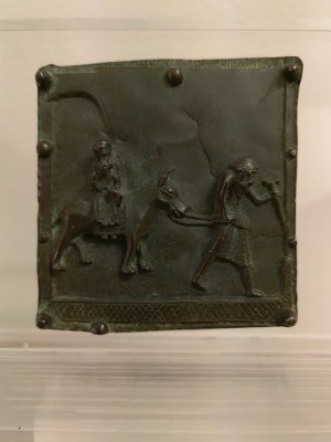 The Escape of the Holy Family to Egypt Bronze Sculpture, 1800s-ZFY-1755192