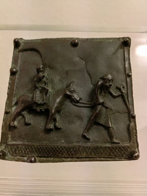 The Escape of the Holy Family to Egypt Bronze Sculpture, 1800s-ZFY-1755192