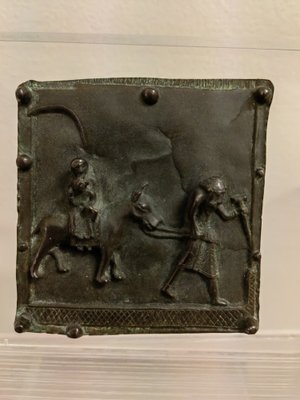 The Escape of the Holy Family to Egypt Bronze Sculpture, 1800s-ZFY-1755192