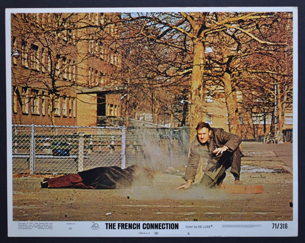 The French Connection Original American Lobby Card of the Movie, USA, 1971