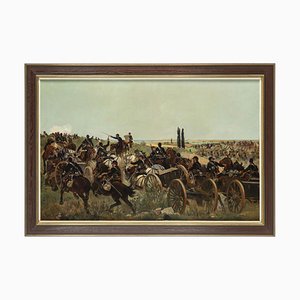 The French-Prussian War - Oil on Canvas by Raoul Arus - Late 19th Century Late 19th Century-ZCI-756347