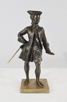 The Gentleman with the Tricorn, Late 19th Century, Bronze-RVK-1793531