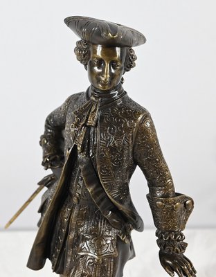 The Gentleman with the Tricorn, Late 19th Century, Bronze-RVK-1793531