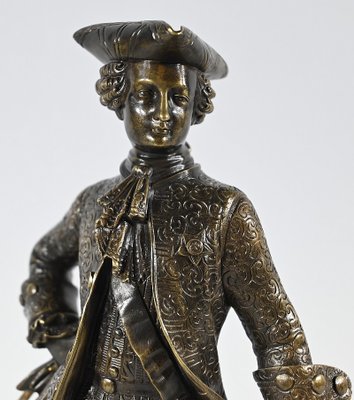 The Gentleman with the Tricorn, Late 19th Century, Bronze-RVK-1793531