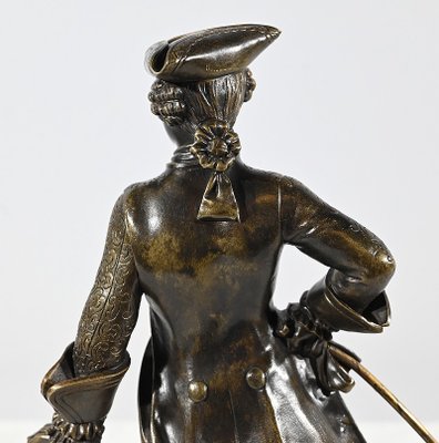 The Gentleman with the Tricorn, Late 19th Century, Bronze-RVK-1793531