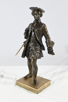 The Gentleman with the Tricorn, Late 19th Century, Bronze-RVK-1793531