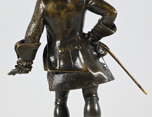 The Gentleman with the Tricorn, Late 19th Century, Bronze-RVK-1793531