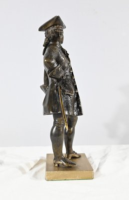 The Gentleman with the Tricorn, Late 19th Century, Bronze-RVK-1793531