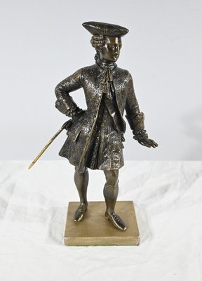 The Gentleman with the Tricorn, Late 19th Century, Bronze-RVK-1793531