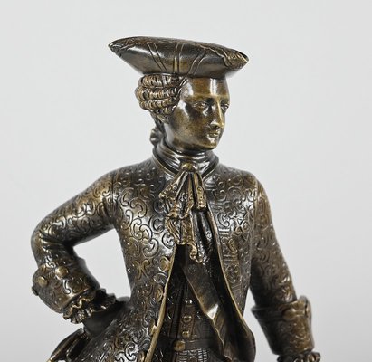 The Gentleman with the Tricorn, Late 19th Century, Bronze-RVK-1793531