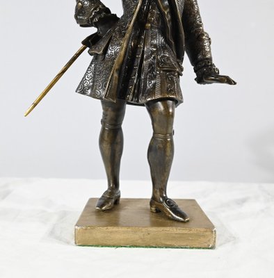 The Gentleman with the Tricorn, Late 19th Century, Bronze-RVK-1793531