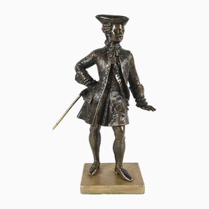 The Gentleman with the Tricorn, Late 19th Century, Bronze-RVK-1793531