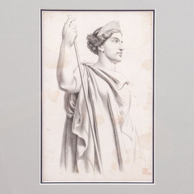 The Goddess Minerva, Lithograph, Framed-FSD-1107221