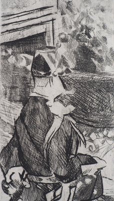 The Guard of the Moulin Rouge Gall Etching by Jacques Villon-KHH-543848