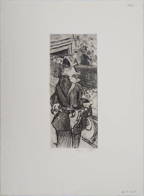 The Guard of the Moulin Rouge Gall Etching by Jacques Villon-KHH-543848