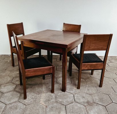 The Hague School Dining Set by J.A. Muntenman for Lov Oosterbeek, 1920s, Set of 5-ORQ-1746249