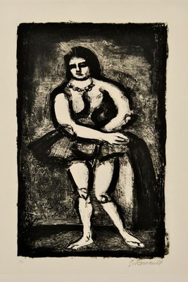 The Horsewoman - Original Lithograph by G. Rouault - 1926 1926-ZCI-761643