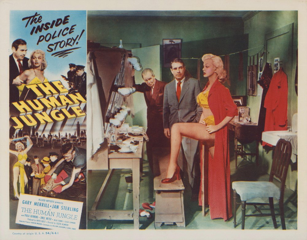 The Human Jungle Lobby Card, USA, 1954