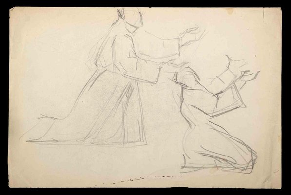 The Invocation, Original Drawing, Early 20th-Century-ZCI-1165735