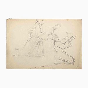 The Invocation, Original Drawing, Early 20th-Century-ZCI-1165735