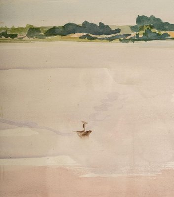 The Ivory Coast Watercolor on Paper by Luez-WFS-893152