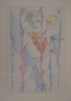 The Little Acrobats Engraving by Hans Bellmer-KHH-543007